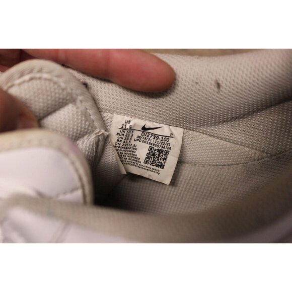 Nike Air Force 1 '07 low top OG white‎ leather gum sole athletic sneakers 11.5 - Picture 12 of 16